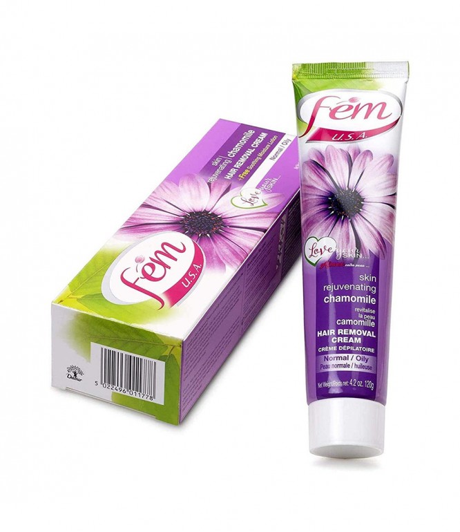 Fem Hair Removing Cream Rejuvenating Chamomile 120 gm