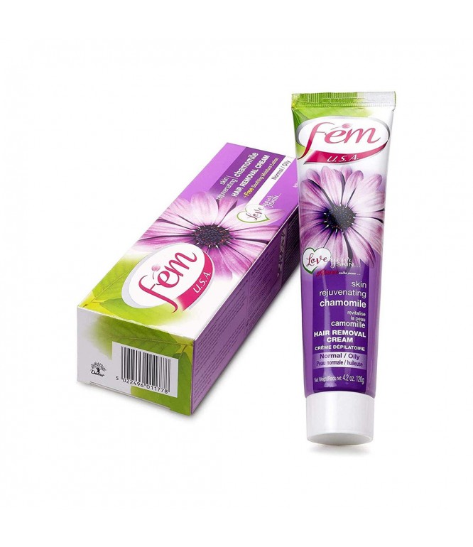 Fem Hair Removing Cream Rejuvenating Chamomile 120 gm