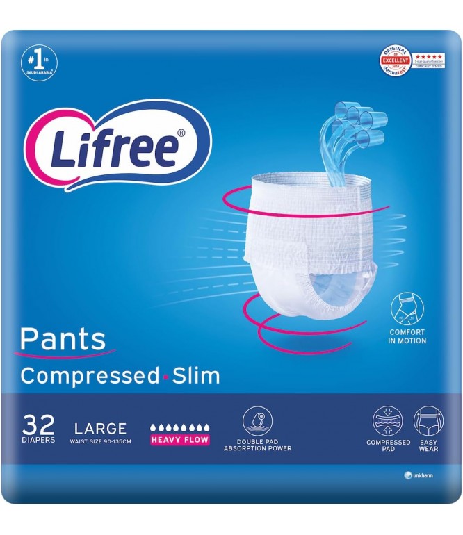 Lifree Culotte Maximum Protection Mega Large 32's