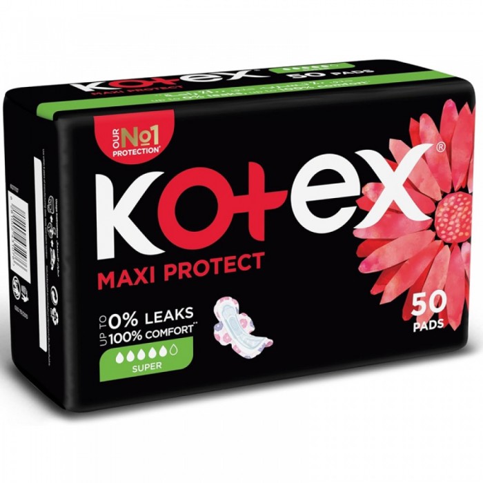 Kotex Maxi Super With Wings Women Pads 50's