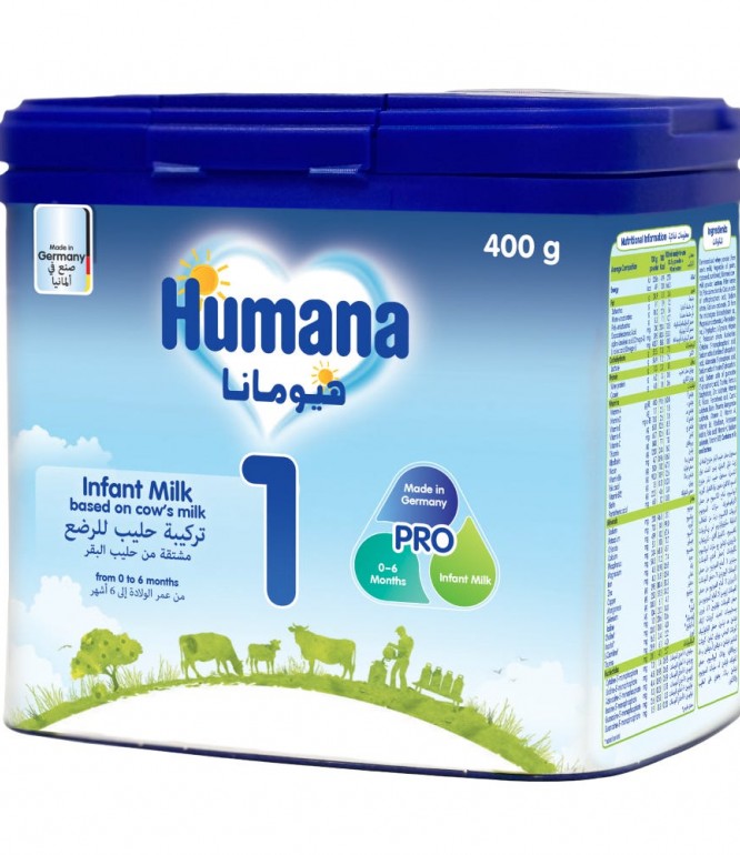 هيومانا حليب أطفال مرحلة 1 من 0-6 شهور 400 جم