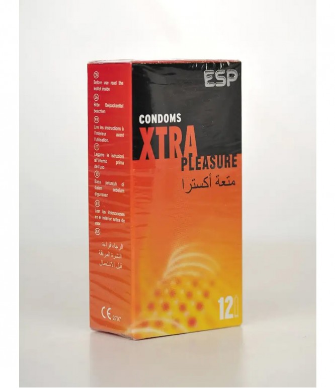 ESP Condom Xtra Pleasure 12 Pieces
