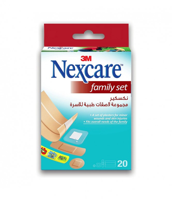 Nexcare Family Set Bandages 20 Pieces