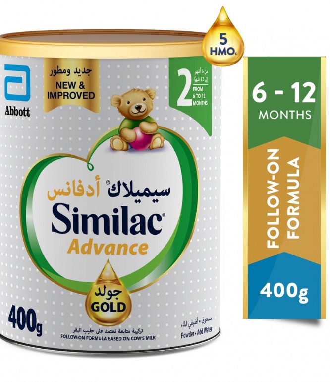 سيميلاك ادفانس جولد (2) حليب أطفال 400 جرام