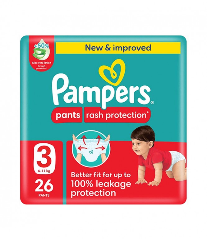 Pampers Pants Size 3 Mega Pack 26 Pcs