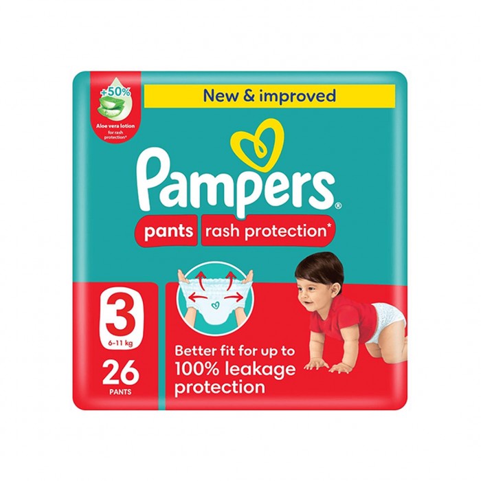 Pampers Pants Size 3 Mega Pack 26 Pcs