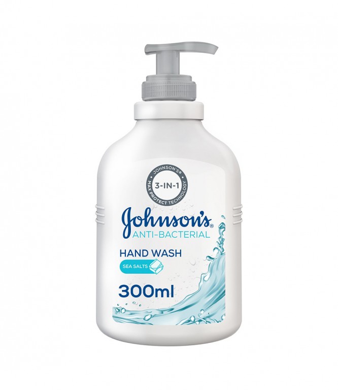 Johnson's Anti-Bacterial Hand Wash with Sea Salts 300ml
