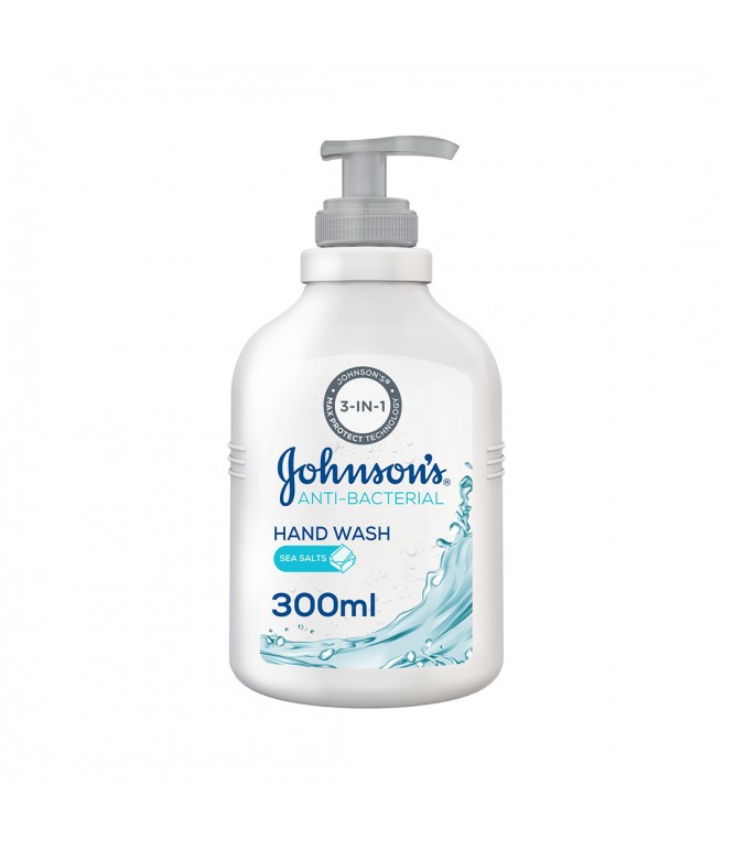 Johnson's Anti-Bacterial Hand Wash with Sea Salts 300ml