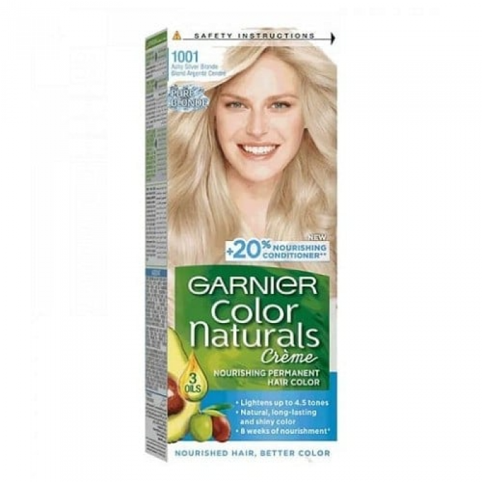 Garnier Color Naturals Hair Color Ashy Silver Blond 1001