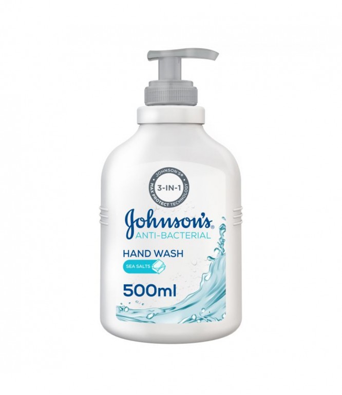 Johnson's Anti-Bacterial Hand Wash with Sea Salts 500ml