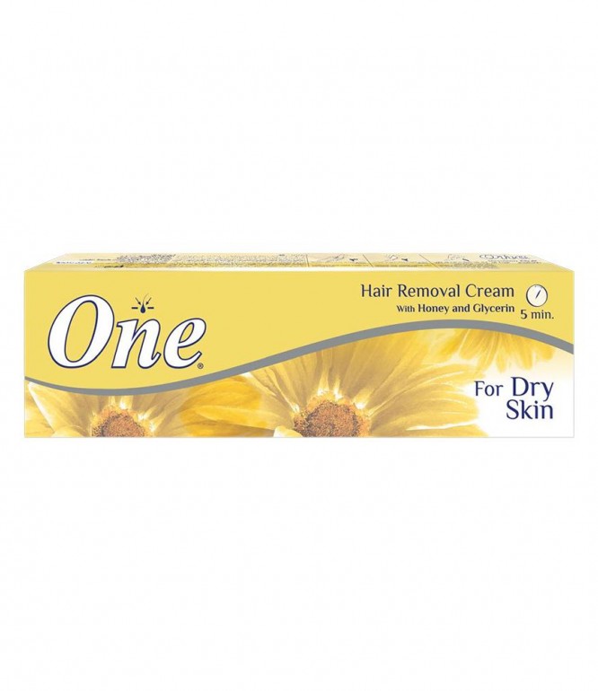 One Hair Removal Cream Honey & Glycerin Dry Skin 140ml