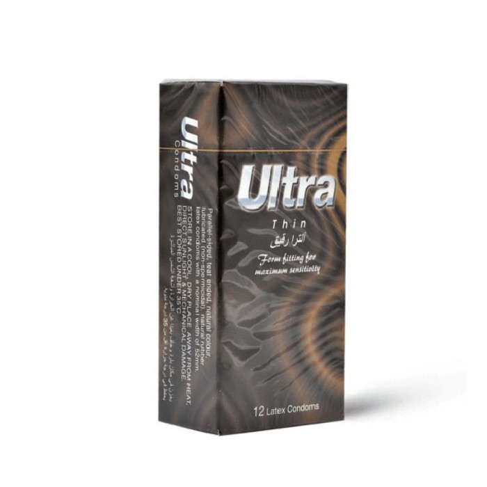 Ultra Thin Condoms 12 Pcs
