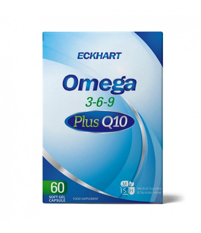 Omega 3-6-9 Plus Q10 Capsules for Heart Health  Energy 60 Capsules