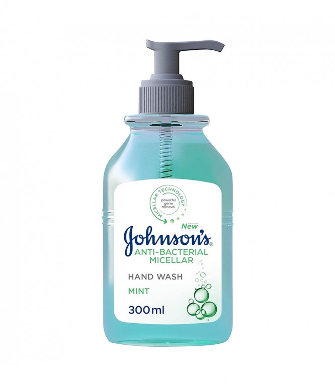 Johnson's Anti-Bacterial Hand Wash with Mint 300ml
