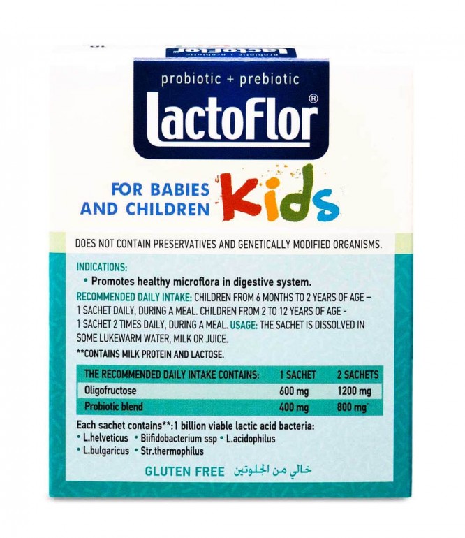 Lactoflore Probiotic for Kids 10 Sachets