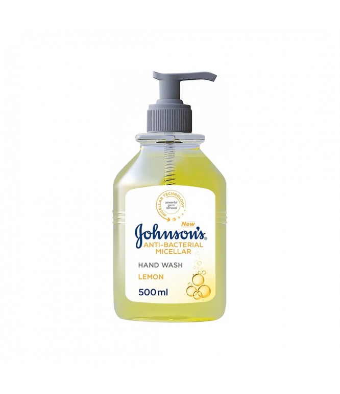 Johnson's Anti‑Bacterial Micellar Lemon Hand Wash 500ml