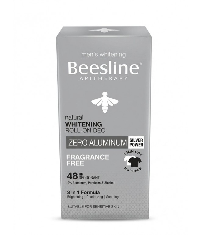 Beesline Whitening Roll-On Deo Zero Alumnium Fragrance Free 70 ml