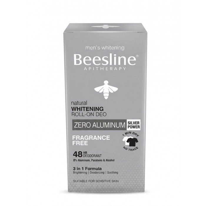Beesline Whitening Roll-On Deo Zero Alumnium Fragrance Free 70 ml