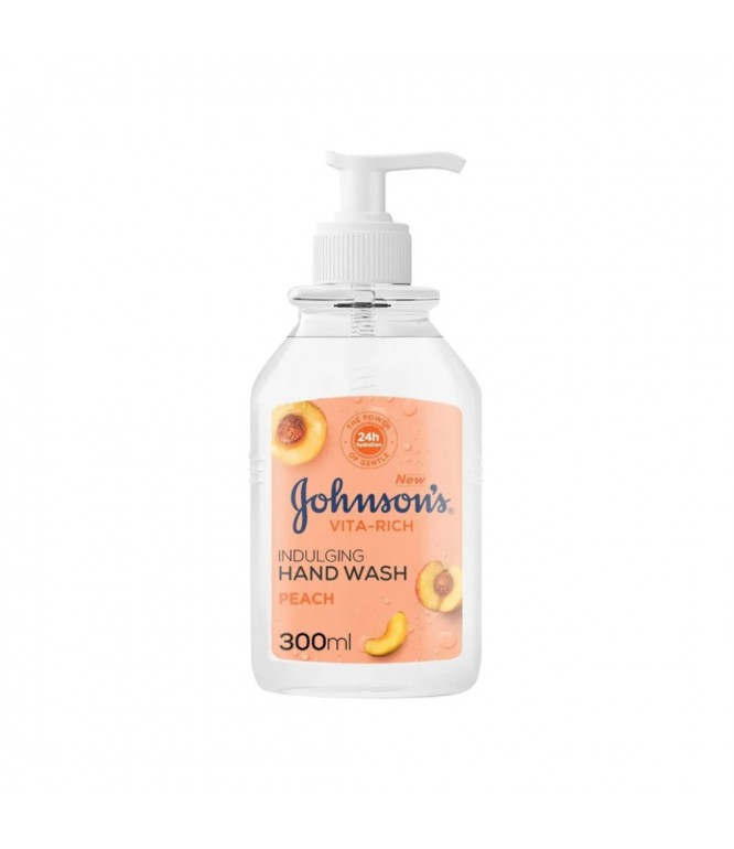 Johnson's Vita-Rich Hand Wash with Peach 300ml