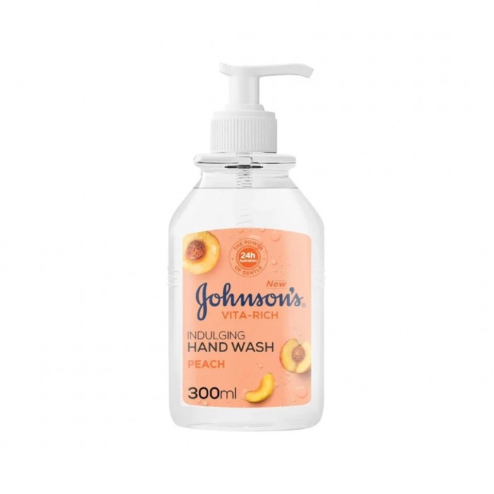Johnson's Vita-Rich Hand Wash with Peach 300ml