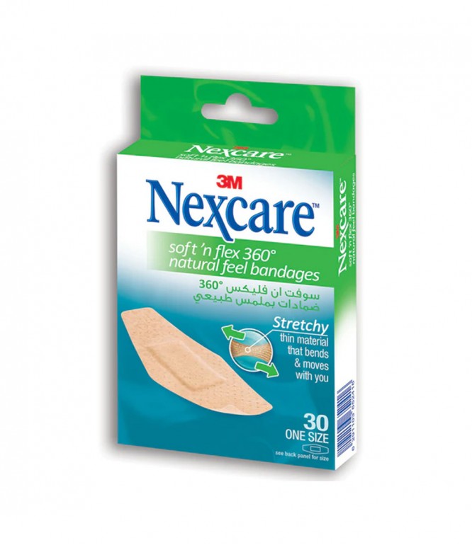 Nexcare Natural Feel Bandages 30 Pieces