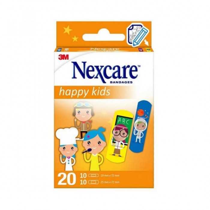 Nexcare Happy Kids Plasters 20 Pieces