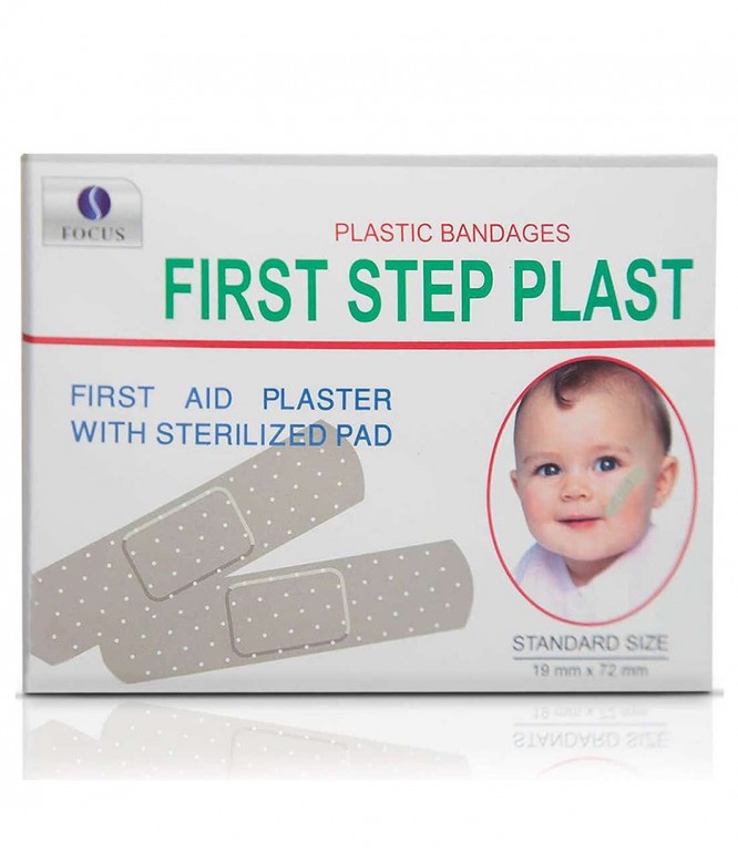 FOCUS First Step Plaster Bandage Strips Normal 100 Pieces
