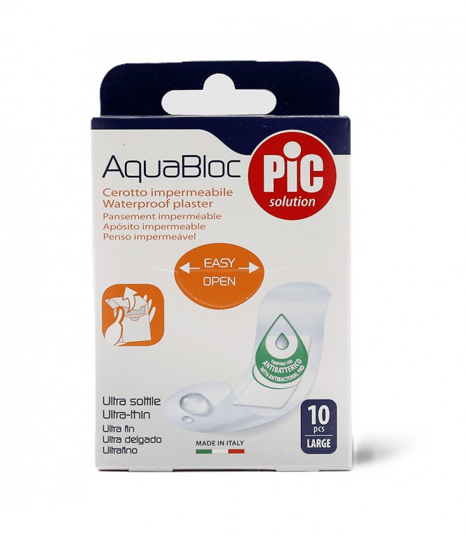 Pic Aquabloc Large Waterproof Plaster 10 Pcs