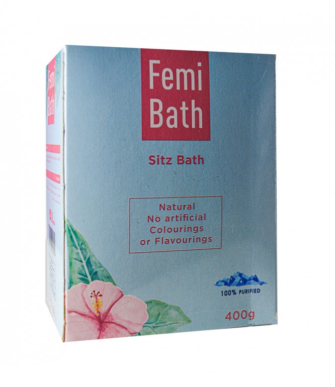 Femi bath Sitz Bath Purified Salts for Intimate Area 400 gm