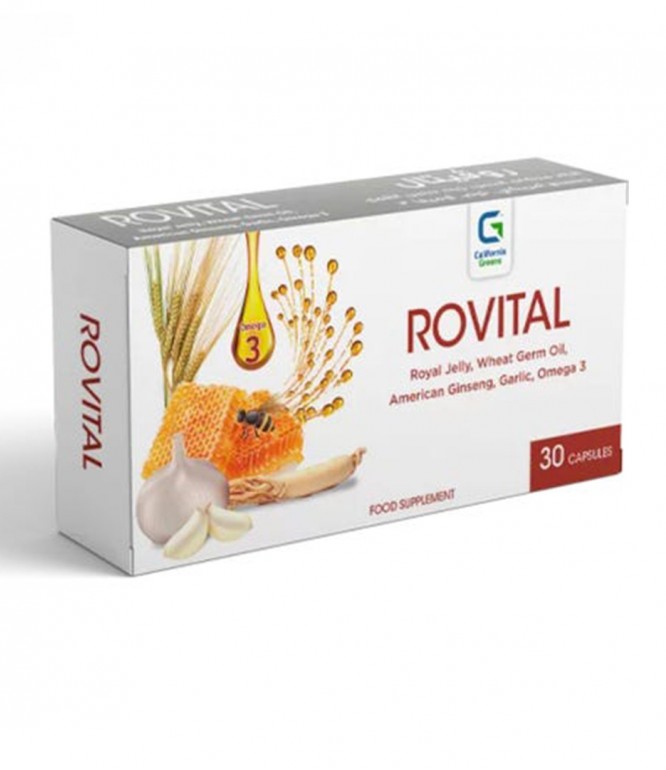 Rovital Multi-Vitamins  Minerals Capsules for Vitality 30 Capsules