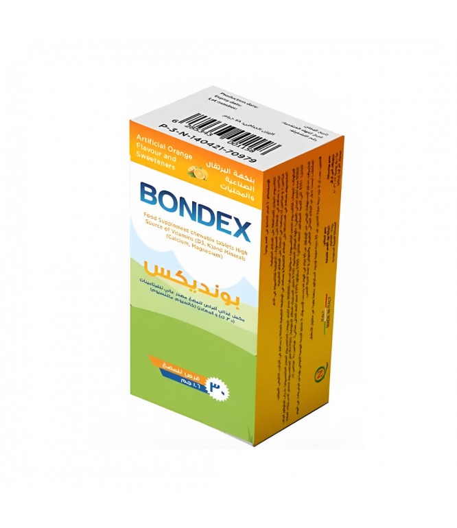 Bondex Supports bone health 30 Chewable Tablets