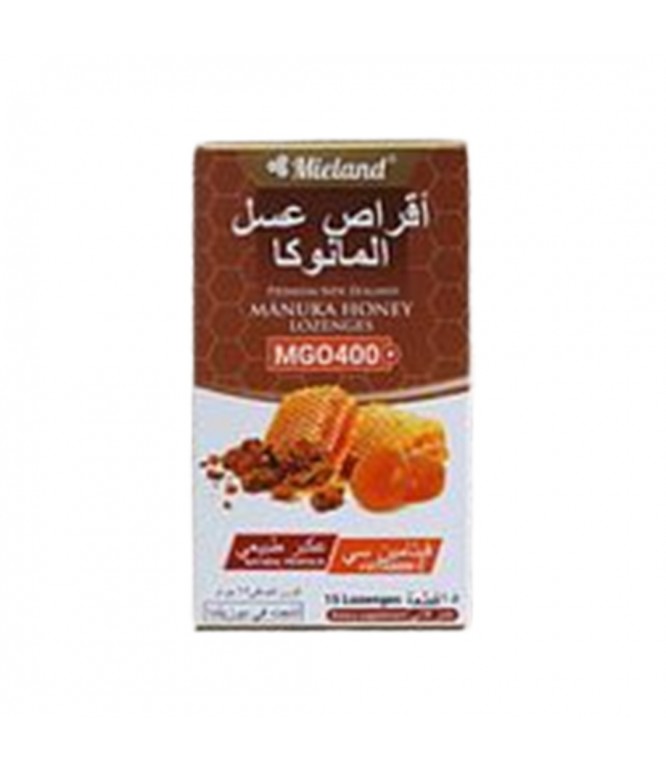 Meland Manuka Honey Lozenges MGO 400 Vitamin C & Propolis 15 Pieces