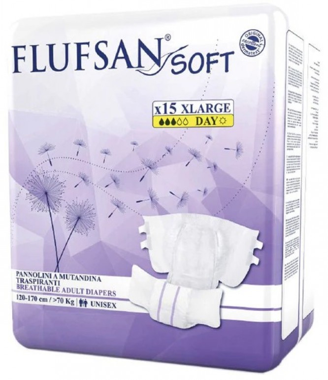 Flufsan Adult X-Large Adult Diaper 15's