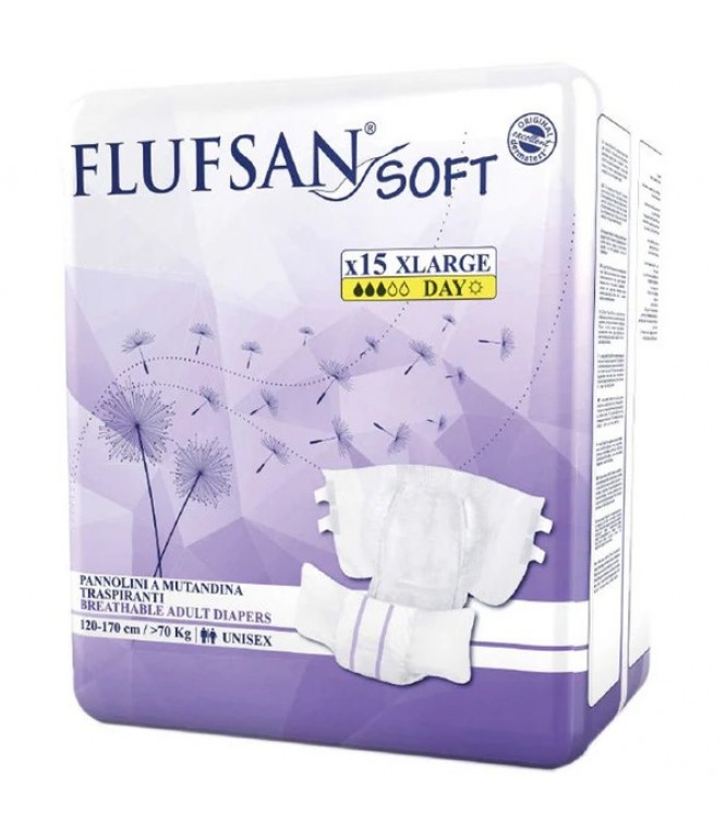 Flufsan Adult X-Large Adult Diaper 15's