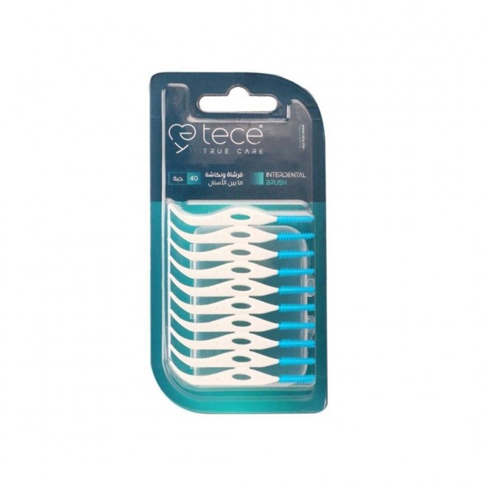 TeCe Braces Floss Picks With Interdental Pick 40 Pcs