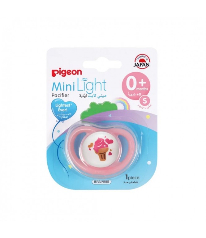 Pigeon Minilight Girls Pacifier Ice Cream Small 0-6 Months