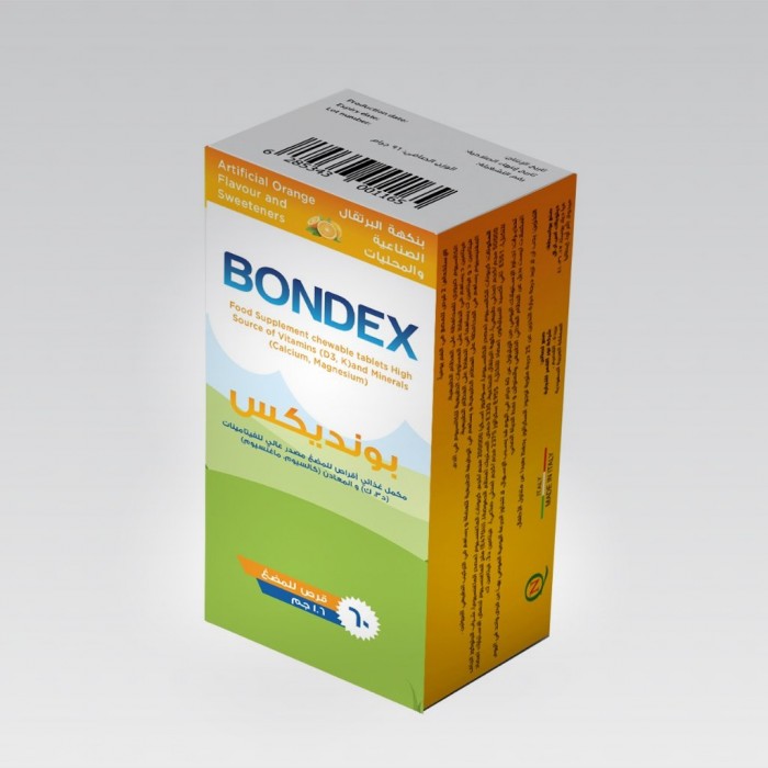Bondex Supports bone health 60 Chewable Tablets