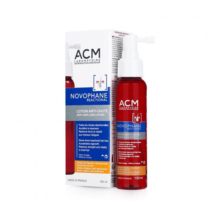 ACM Novophane Anti-Hair Loss Lotion Spray Stimulates Hair Growth - 100 ML