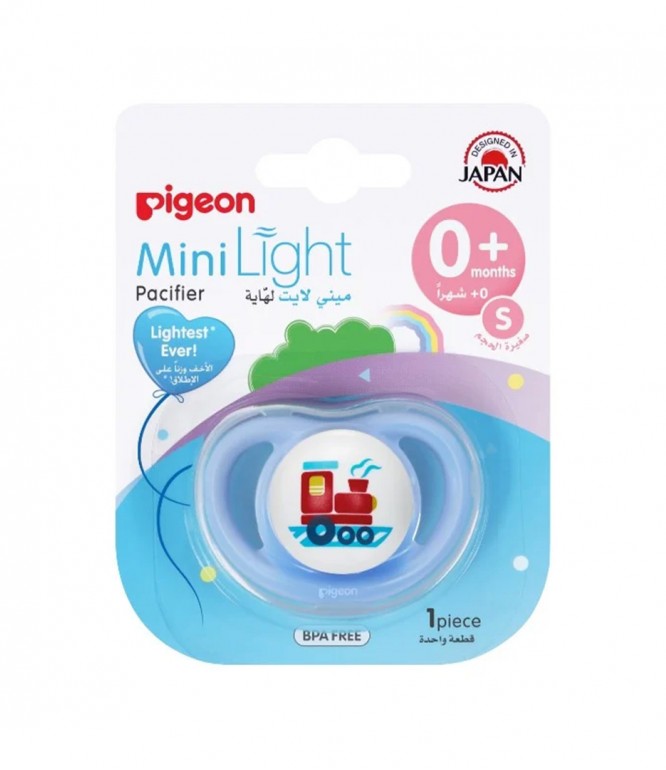Pigeon Mini Light Pacifier Train Small 0+ Months
