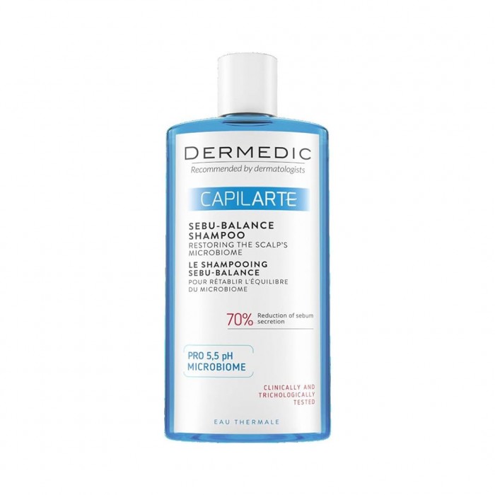 Dermedic Sebu-Balance Shampoo restoring the scalp microbiome For Oily Hair 300ML