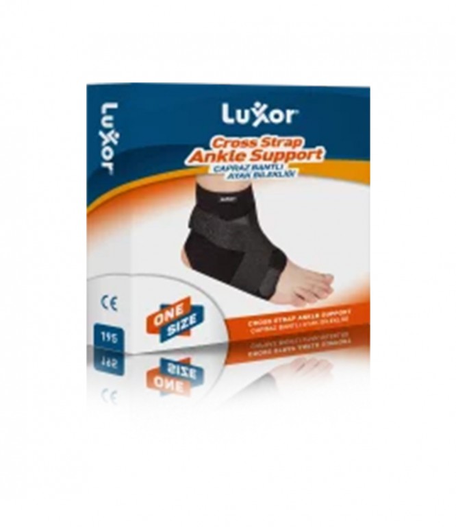 Luxor 195 - Adjustable Ankle Support with Cross Strap