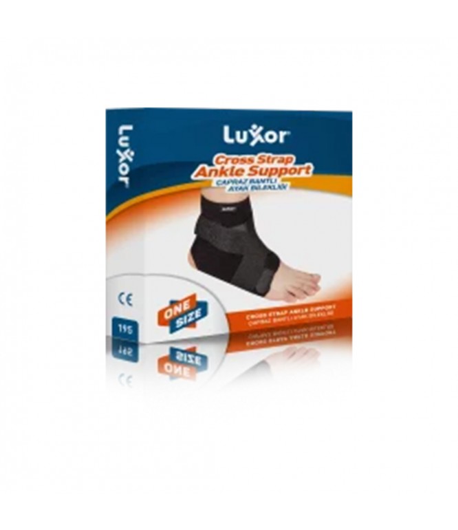 Luxor 195 - Adjustable Ankle Support with Cross Strap