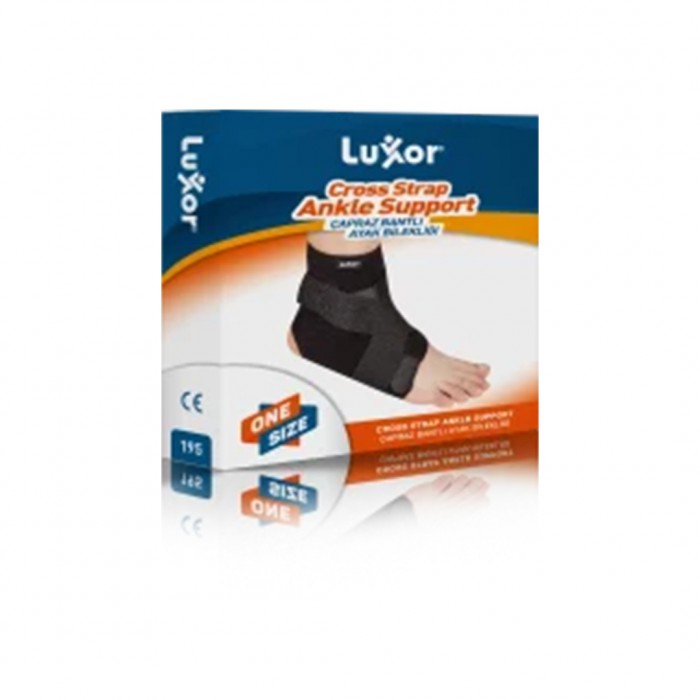 Luxor 195 - Adjustable Ankle Support with Cross Strap