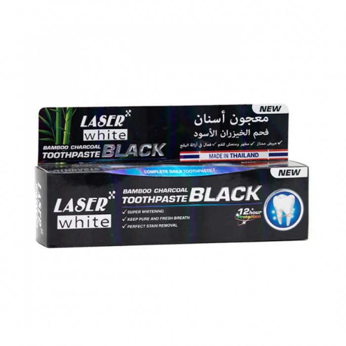 ليزر وايت 2095 معجون أسنان بالفحم الأسود 100 جم