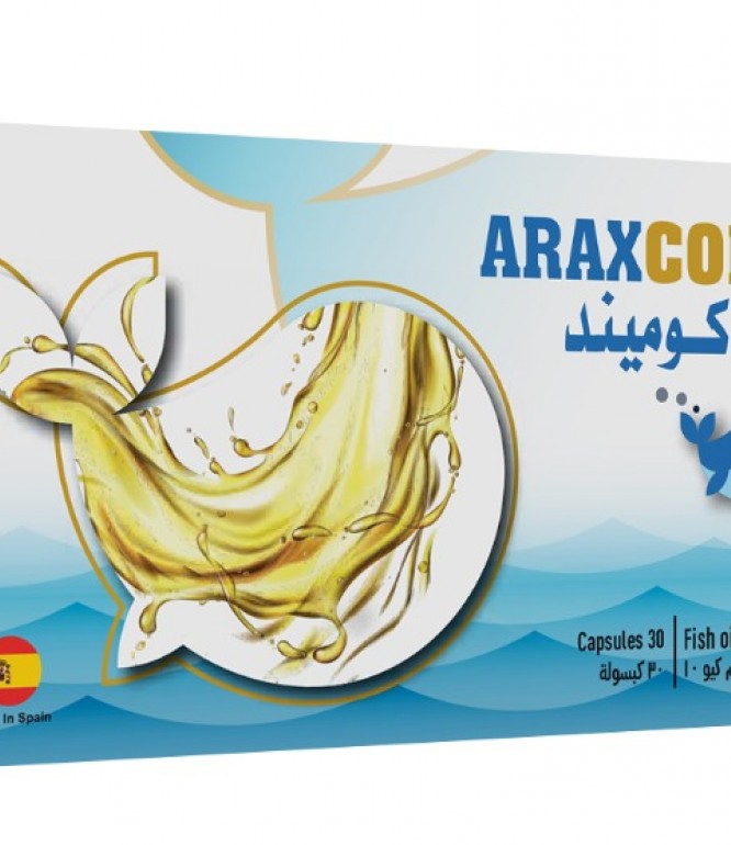 Araxcomind fish oil & coenzyme Q10 30 Capsules
