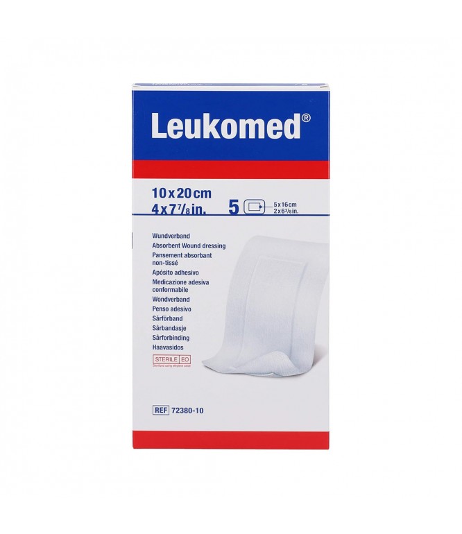 Leukomed Sterile Absorbent Dressing 10 × 20 cm 5 Pcs