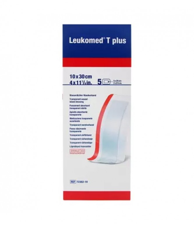 Leukomed T Plus Transparent Sterile Dressing 10 × 30 cm 5 Pcs