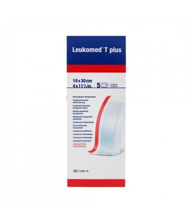 Leukomed T Plus Transparent Sterile Dressing 10 × 30 cm 5 Pcs