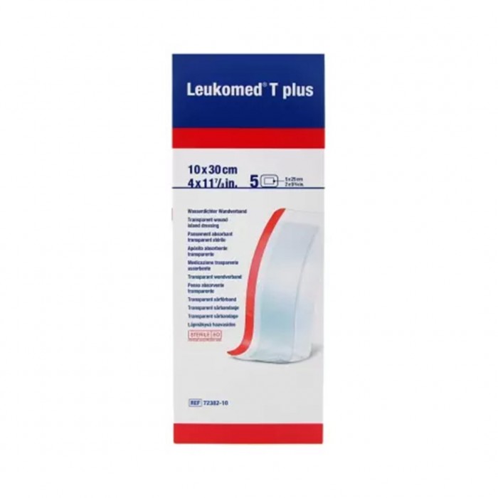 Leukomed T Plus Transparent Sterile Dressing 10 × 30 cm 5 Pcs