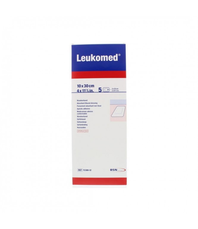 Leukomed Sterile Absorbent Dressing 10 × 30 cm 5 Pcs